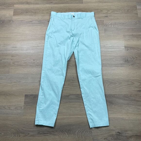 Fabletics Pants Mens 33x34 Blue Slim Fit Golf Stretch Lightweight - Picture 1 of 15